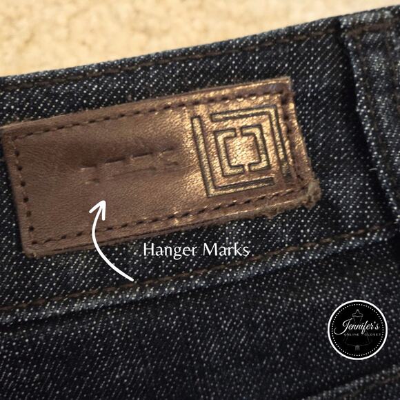 Liz Claiborne Secretly Slender Dark Wash Slim Leg Jeans Size 12P - Picture 4 of 8